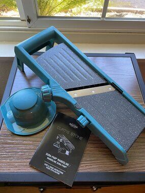 Curtis Stone Dura-Pan Mandoline in Teal